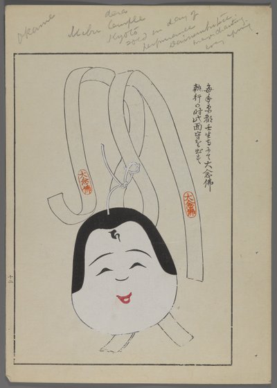 Japanese Toys, Happy Face and Ribbons by Shimizu Seifu
